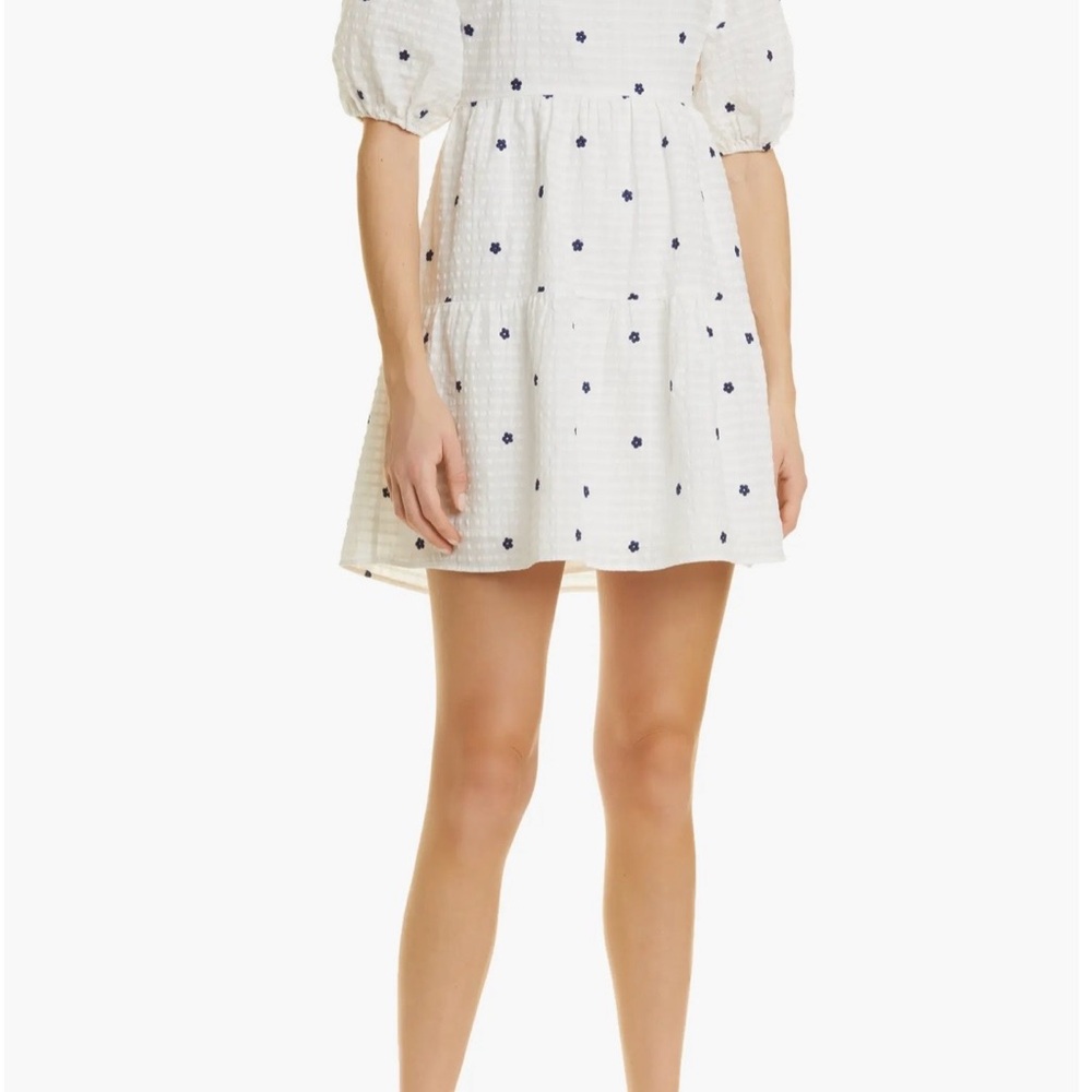 Rails Selene Floral Embroidered Cotton Fit & Flare Dress size small - Picture 7 of 8